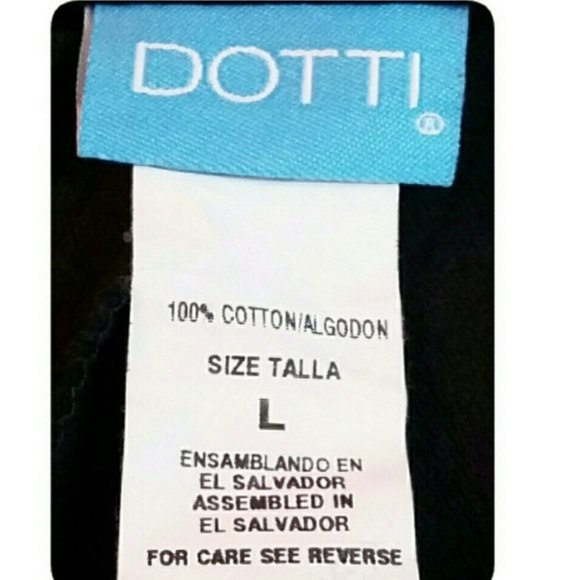 Dottie Black Gauze V-Neck Tunic Top Size Large - Picture 3 of 3